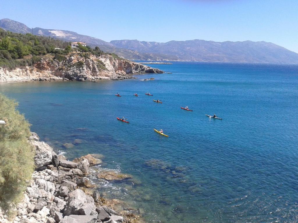 Thalina Hotel Marathokampos Bagian luar foto