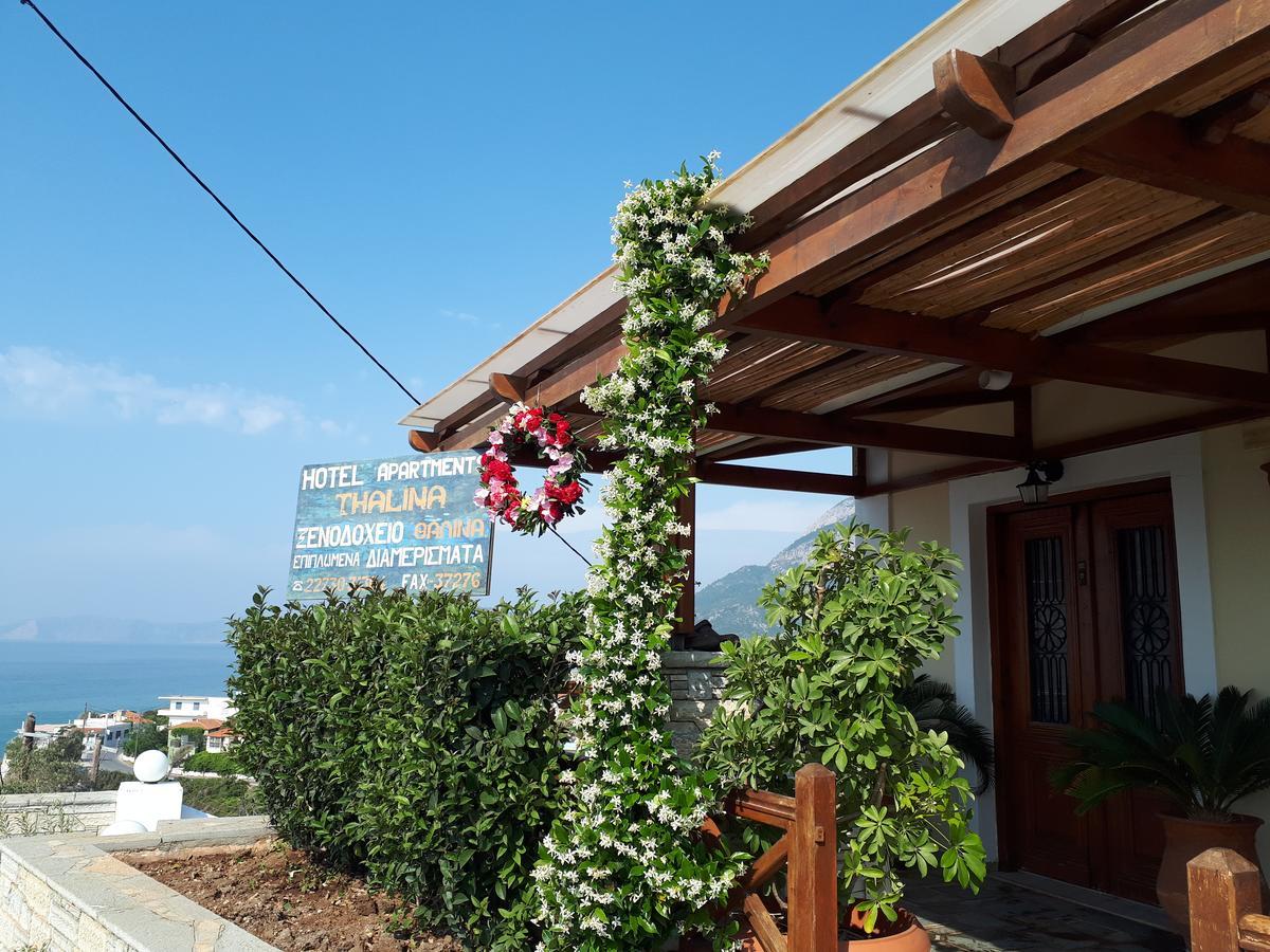 Thalina Hotel Marathokampos Bagian luar foto
